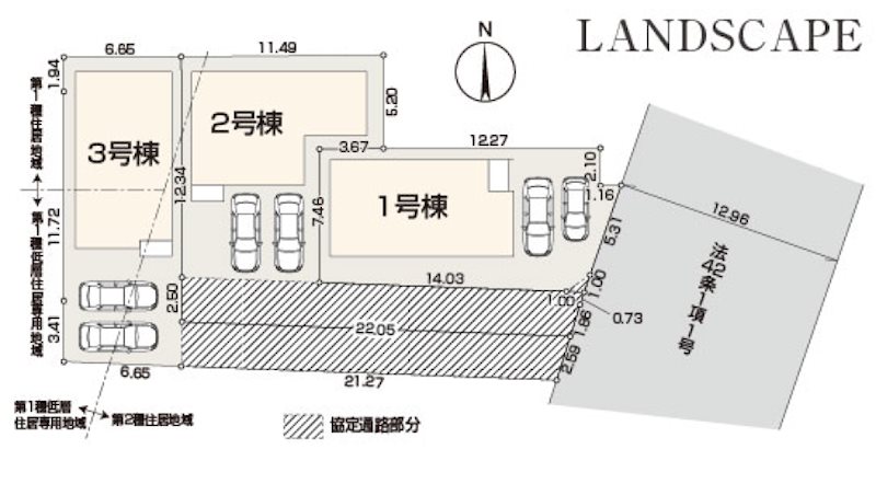 川越今成第二　2号棟     区画図