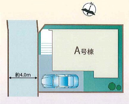 川越市かし野台2丁目6番　A号棟    区画図