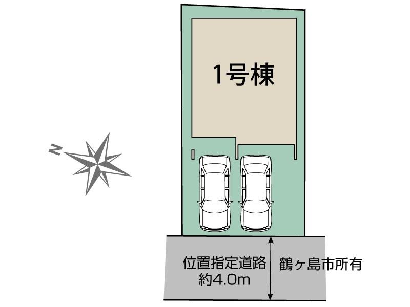 鶴ヶ島市藤金　7期　1号棟              区画図