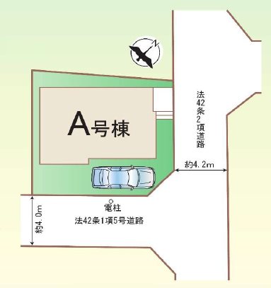川越市大字砂789番　A号棟 区画図