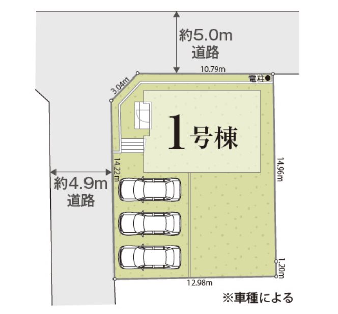 狭山北入曽　25-1期　1号棟  区画図