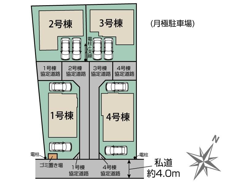 狭山市中央4丁目　3号棟   区画図