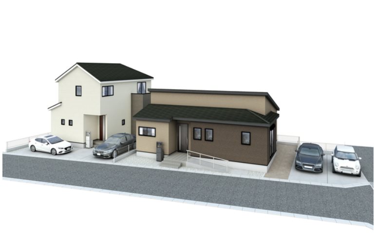 狭山市柏原　第01期　1号棟 　 街並完成予想図