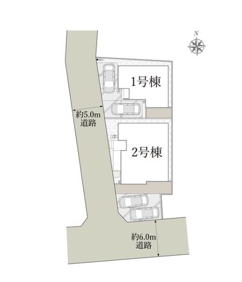 狭山市柏原　第01期　1号棟 　 区画図