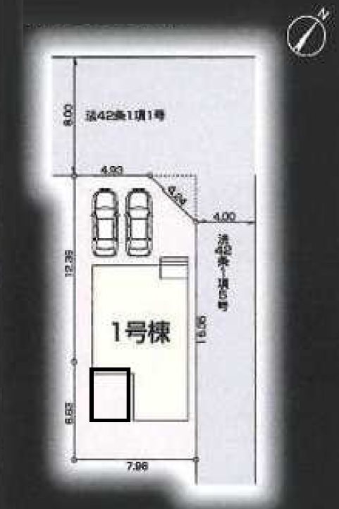 川越岸町第四　1号棟     区画図