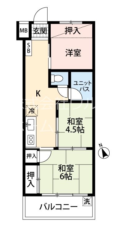 グロリアスマンションミフジ川越　5号館 間取図・土地図