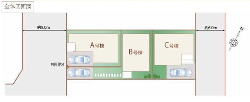 狭山祇園2期　C号棟   区画図