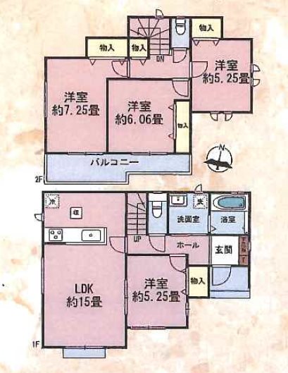 川越市安比奈新田1番1 E号棟 現地写真