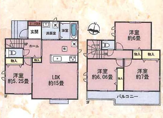 川越市安比奈新田1番1 F号棟 現地写真