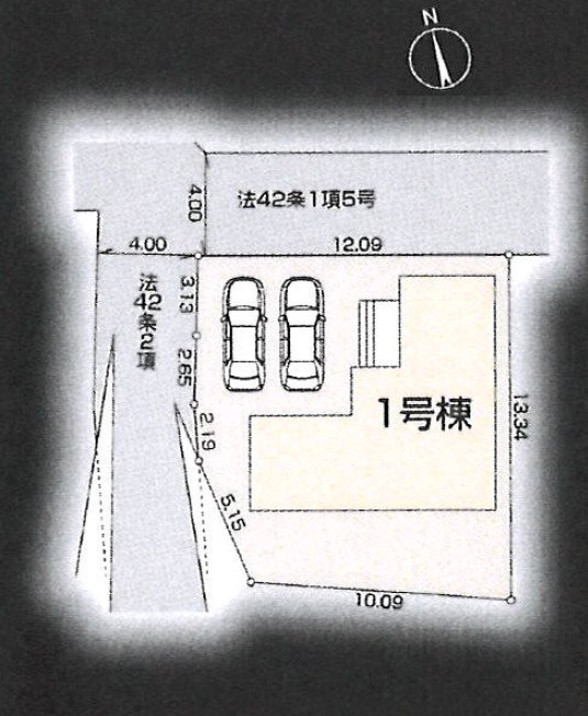 川越市今成　1号棟   区画図
