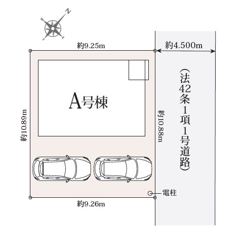 川越市今福705番　新築戸建   区画図