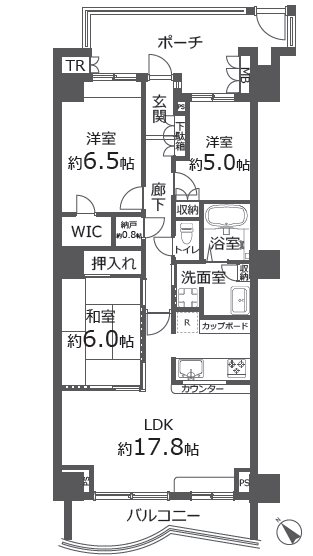 アイムふじみ野タワー西館   間取図・土地図