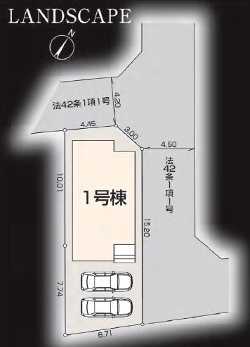 川越市寺尾第六　1号棟   区画図