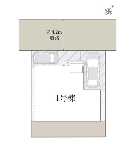 川越市砂新田6丁目　01期　1号棟  区画図