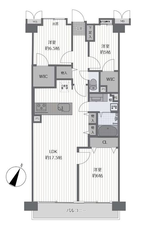 コスモふじみ野センターフォーラム    間取図・土地図