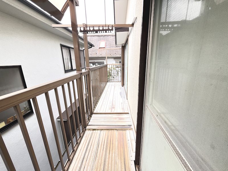 鶴ヶ島市上広谷　中古戸建 現地写真（バルコニー）