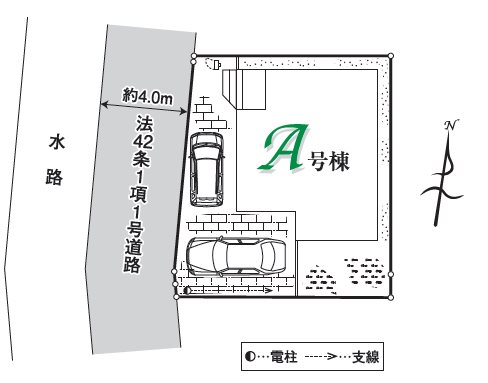 川越上野田3期　A号棟  区画図