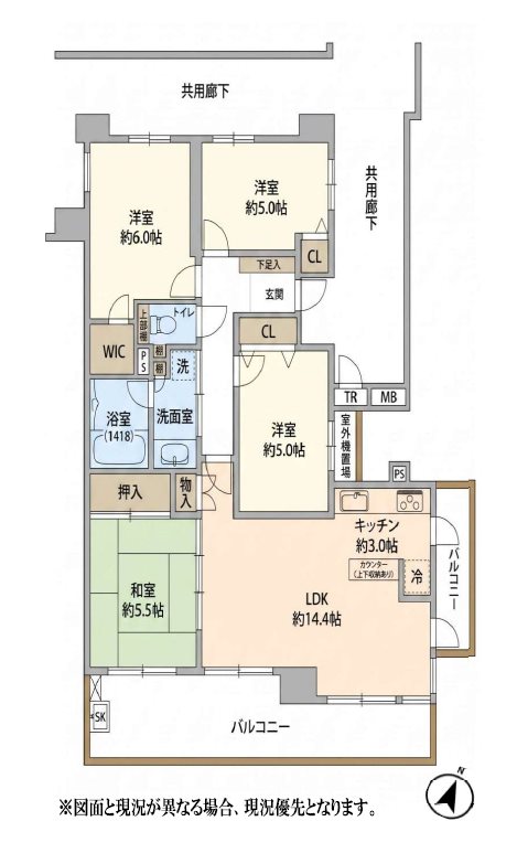 ルネサンスエア川越レジデンス 間取図・土地図