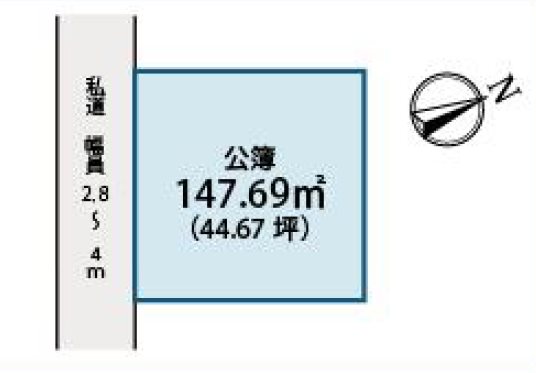 川越市旭町3丁目　中古戸建　　1号棟   区画図