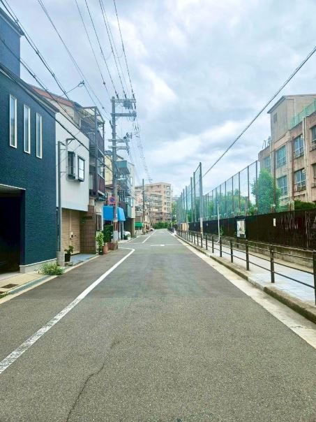 大阪市都島区毛馬町４丁目中古戸建 現地写真（前面道路含む現地写真）