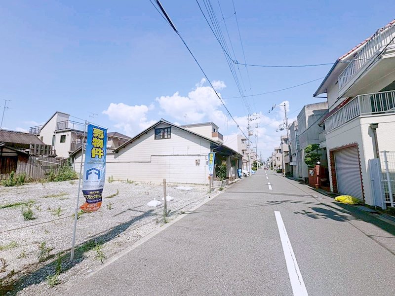 大阪市旭区清水２丁目売土地 現地写真（前面道路含む現地写真）