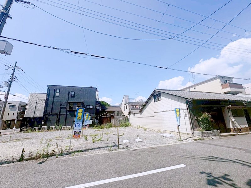 大阪市旭区清水２丁目売土地 現地写真（前面道路含む現地写真）