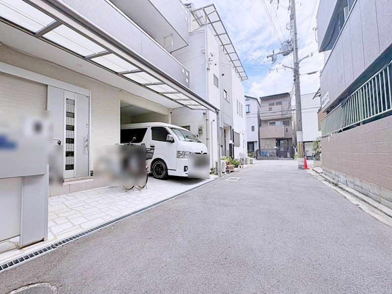 大阪市旭区森小路２丁目　中古戸建  現地写真（前面道路含む現地写真）
