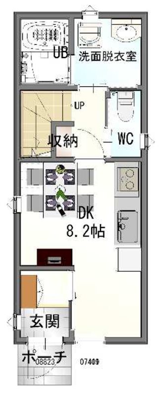 大阪府堺市東区草尾 間取図・土地図