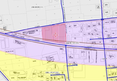 【土地】田川市弓削田 8号 間取り図