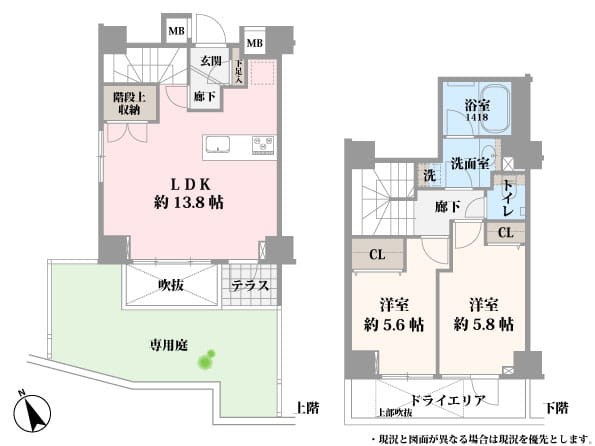 オープンレジデンシア本駒込 間取図・土地図