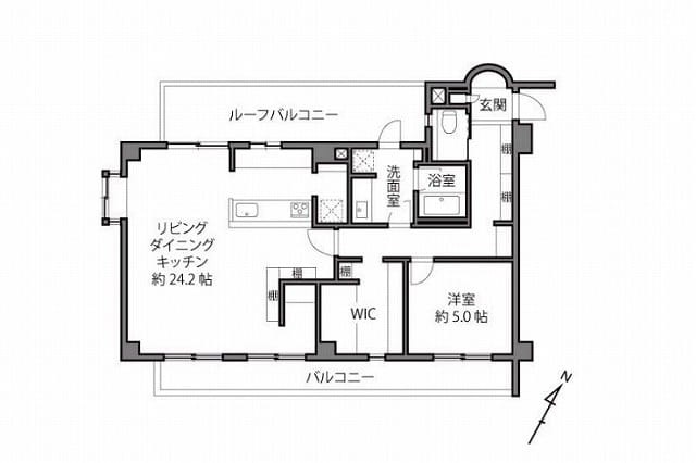 パークハイム千石 間取図・土地図