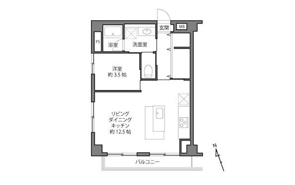 ライオンズマンション小石川 間取図・土地図