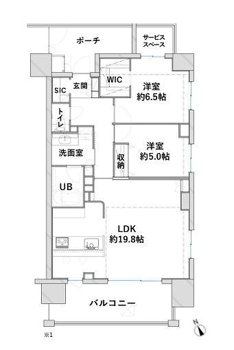 小石川アインス 間取図・土地図