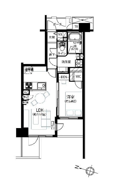 アールヴェール文京大塚公園 間取図・土地図