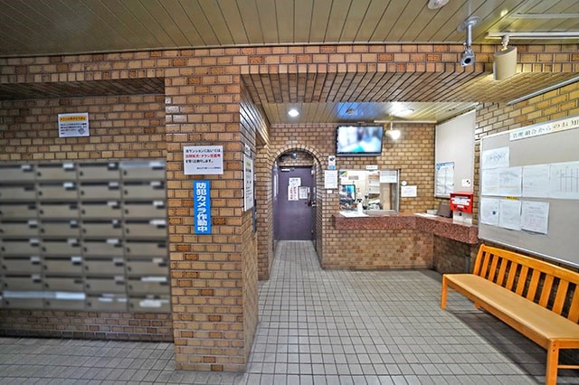 朝日江戸川橋マンション 共用部写真（エントランス）