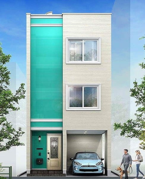 文京区向丘2丁目　建築条件付き土地 建物プラン例（外観写真）
