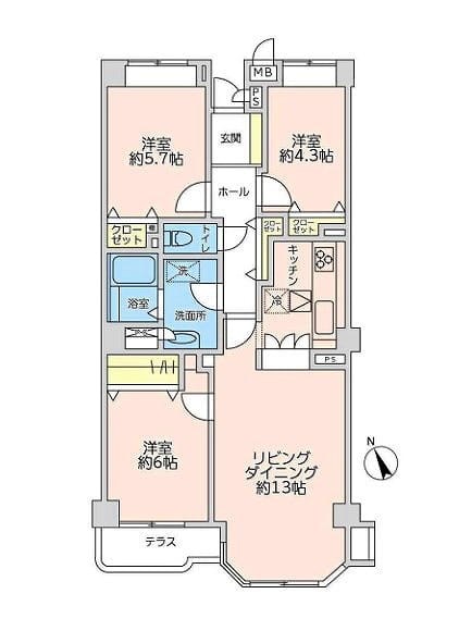 クレアモントハウス本駒込 間取図・土地図