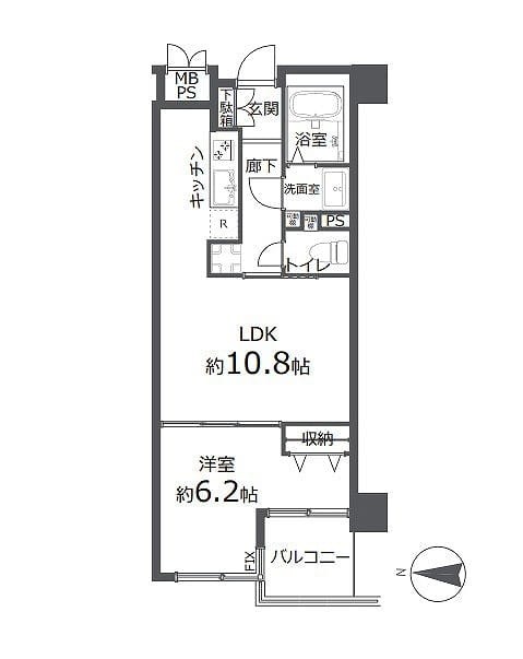 メゾン文京関口Ⅱ 間取図・土地図