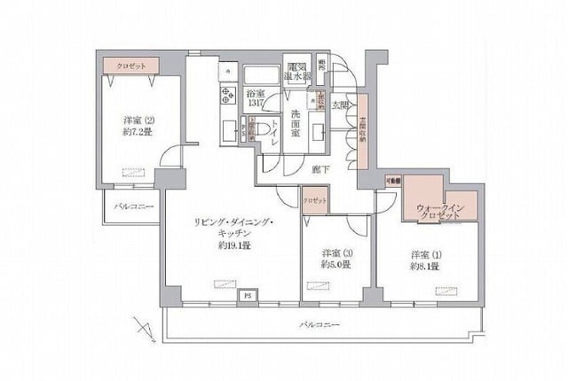 ヴェラハイツ小石川 間取図・土地図