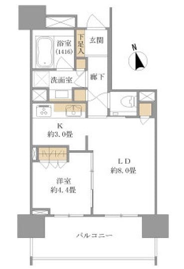 ベリスタ文京関口 間取図・土地図