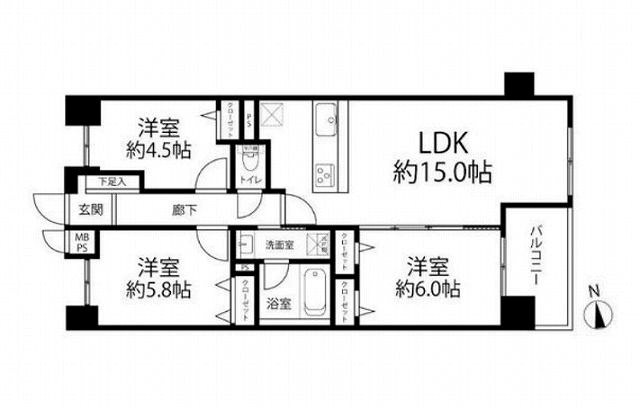 エクセルシオール文京南 間取図・土地図
