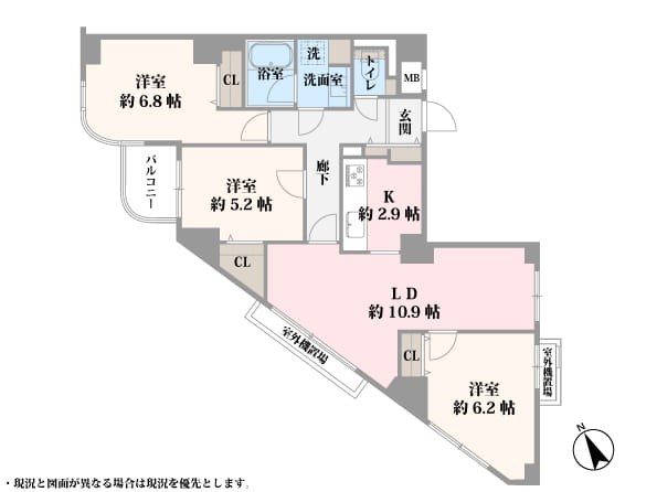 アドリーム文京動坂 間取図・土地図
