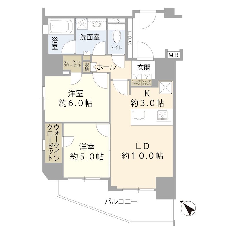 シェフルール文京茗荷谷 間取図・土地図