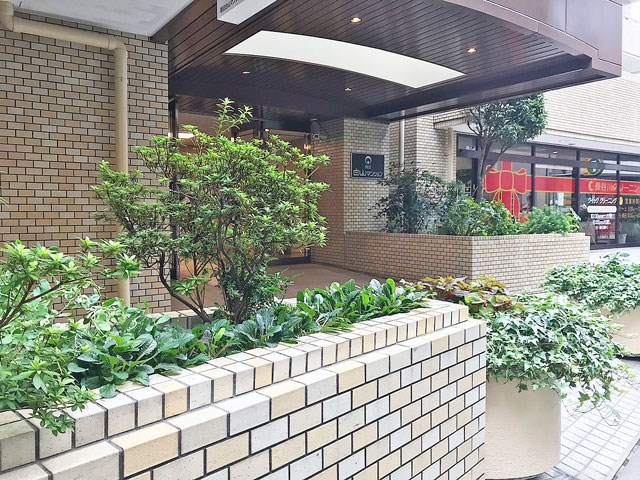 朝日白山マンション 共用部写真（エントランス）