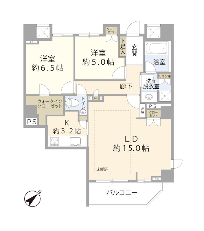 グランスイート文京小石川 間取図・土地図