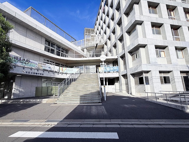 売主│北区田端1丁目　建築条件付き土地　全7区画 中学校