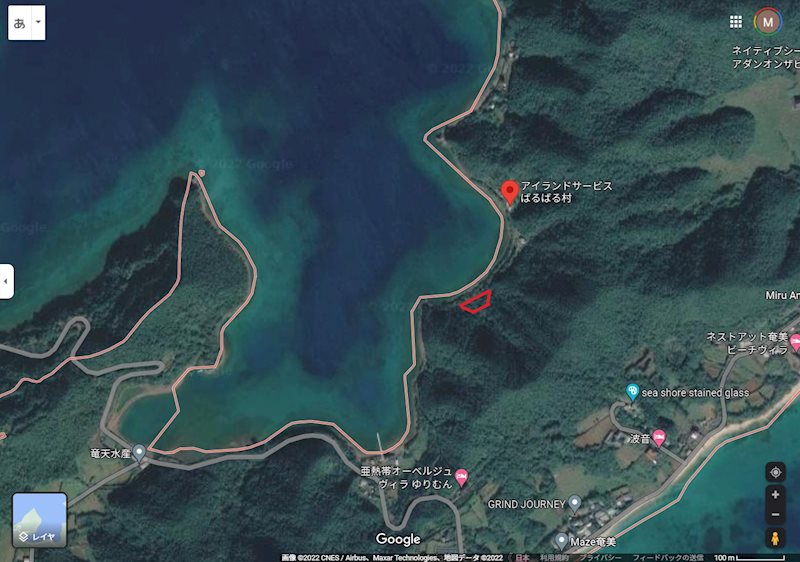 西原売地　4,644万円→3,870万円 航空写真
