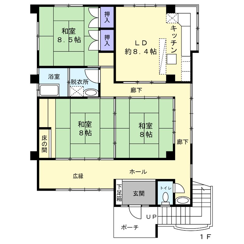 【中古物件】奄美市名瀬長浜町 間取図・土地図