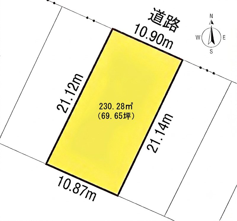 勝見２丁目売土地 区画図