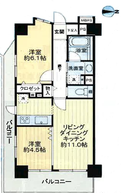ライオンズプラザ湘南藤沢 間取り図